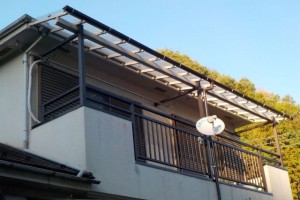 ベランダ屋根取り換え埼玉県飯能市コスモスペイントの塗装